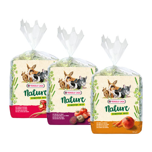Versele-Laga Nature Timothy Hay - Carrot & Pumpkin - 500g