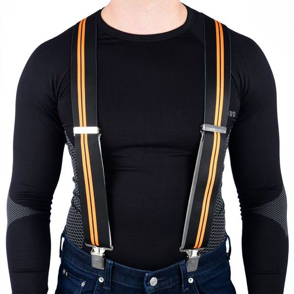 Oxford CRUISER Suspenders - Black / OrangeRef: od0347 / ca054
