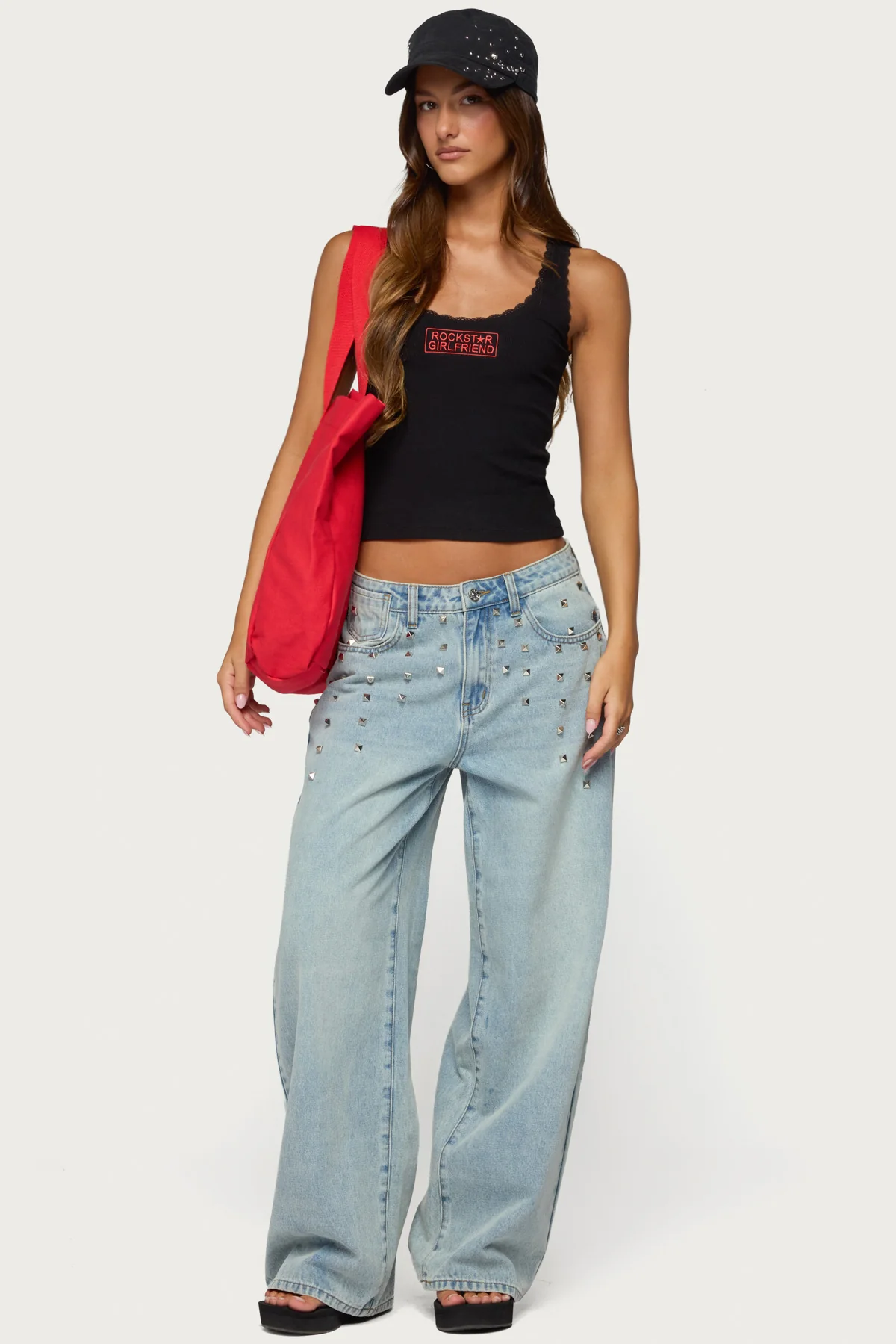 Rockstar Girlfriend Lacey Tank Top