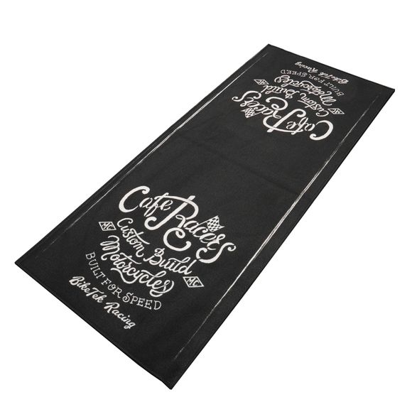BIKETEK MOTO CAFE RACER CUSTOM BUILD environmental mat - 190x80cm Universal - BlackRef: Bkt0049 / Grgmat98