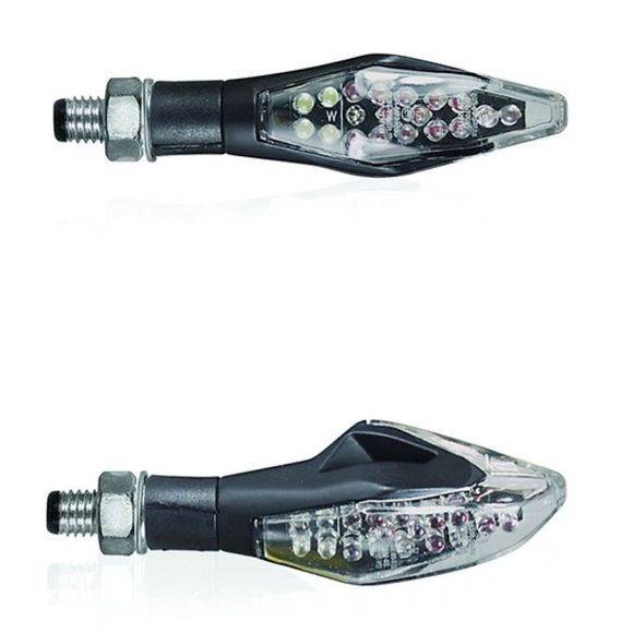 Clignotant Chaft Wanted à led avec feux de stop (La paire) Universel - NoirRef : CH0415