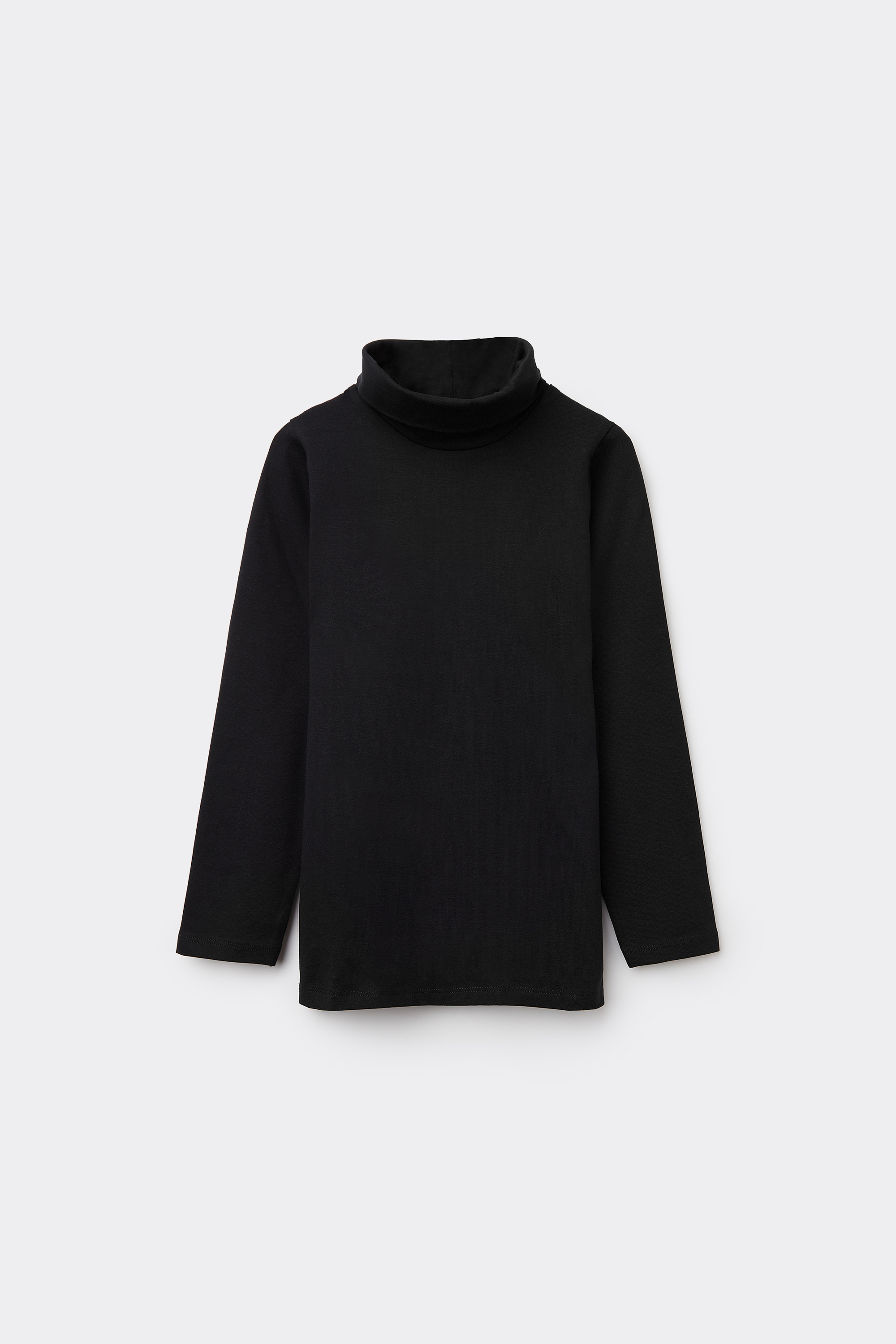 Kids’ Unisex Long-Sleeved Polo Neck Thermal Cotton Top