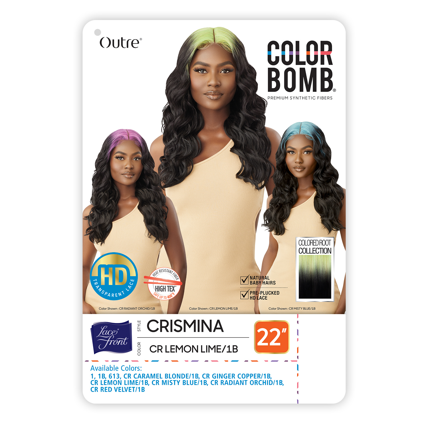Outre HD Lace Front Wig Color Bomb Crismina