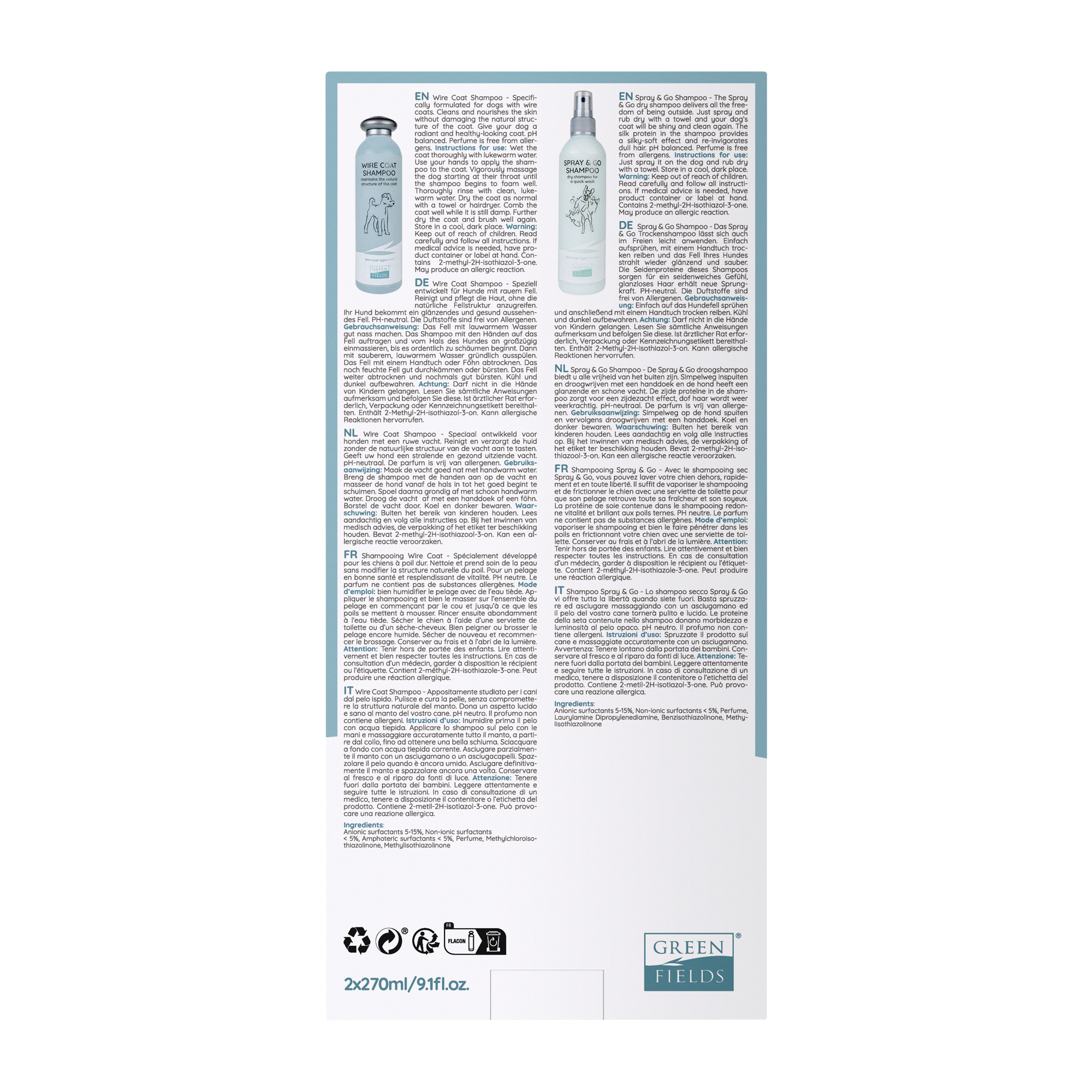 Greenfields Dachshund Care Set