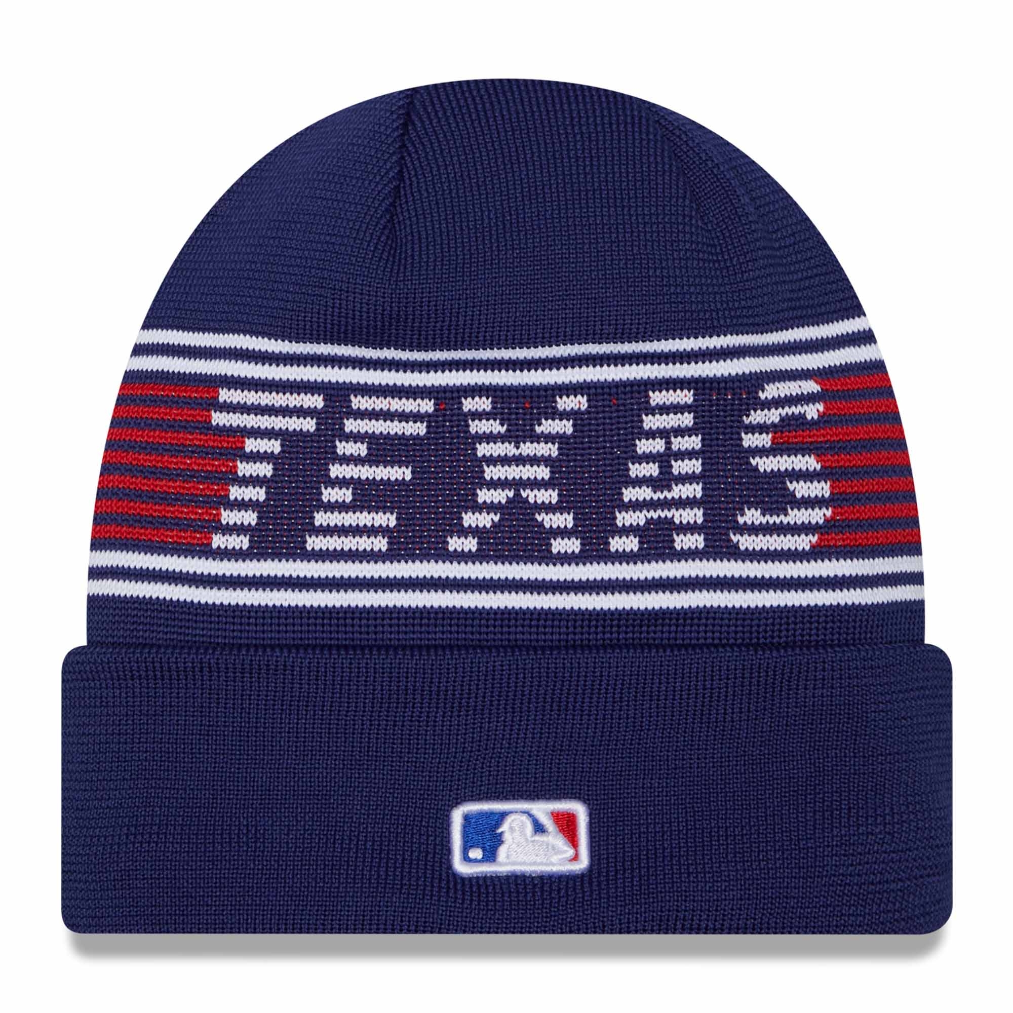 Texas Rangers Authentic 2024 MLB Clubhouse New Era Beanie Knit