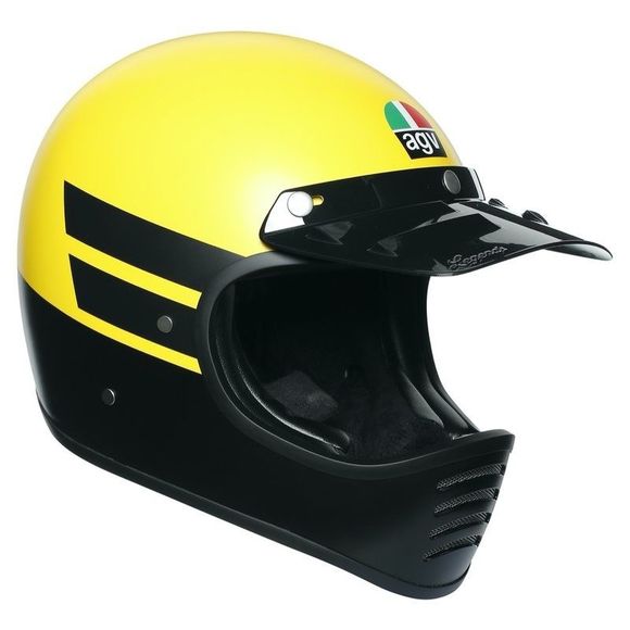 AGV X101 Full Helmet - Dust - Yellow / BlackRef: AG0935