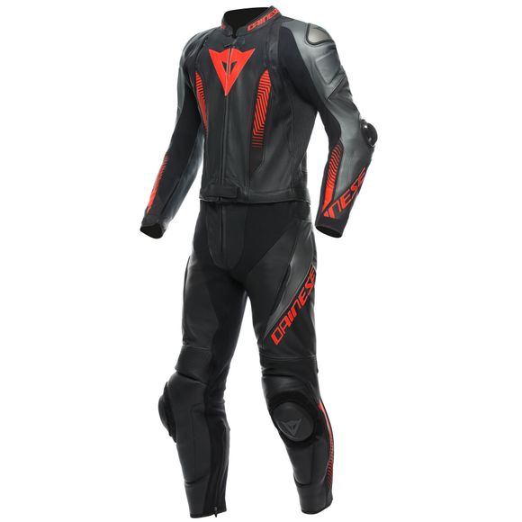 Dainese laguna seca 5 suit - 2 pieces - black / redRef : DN2060
