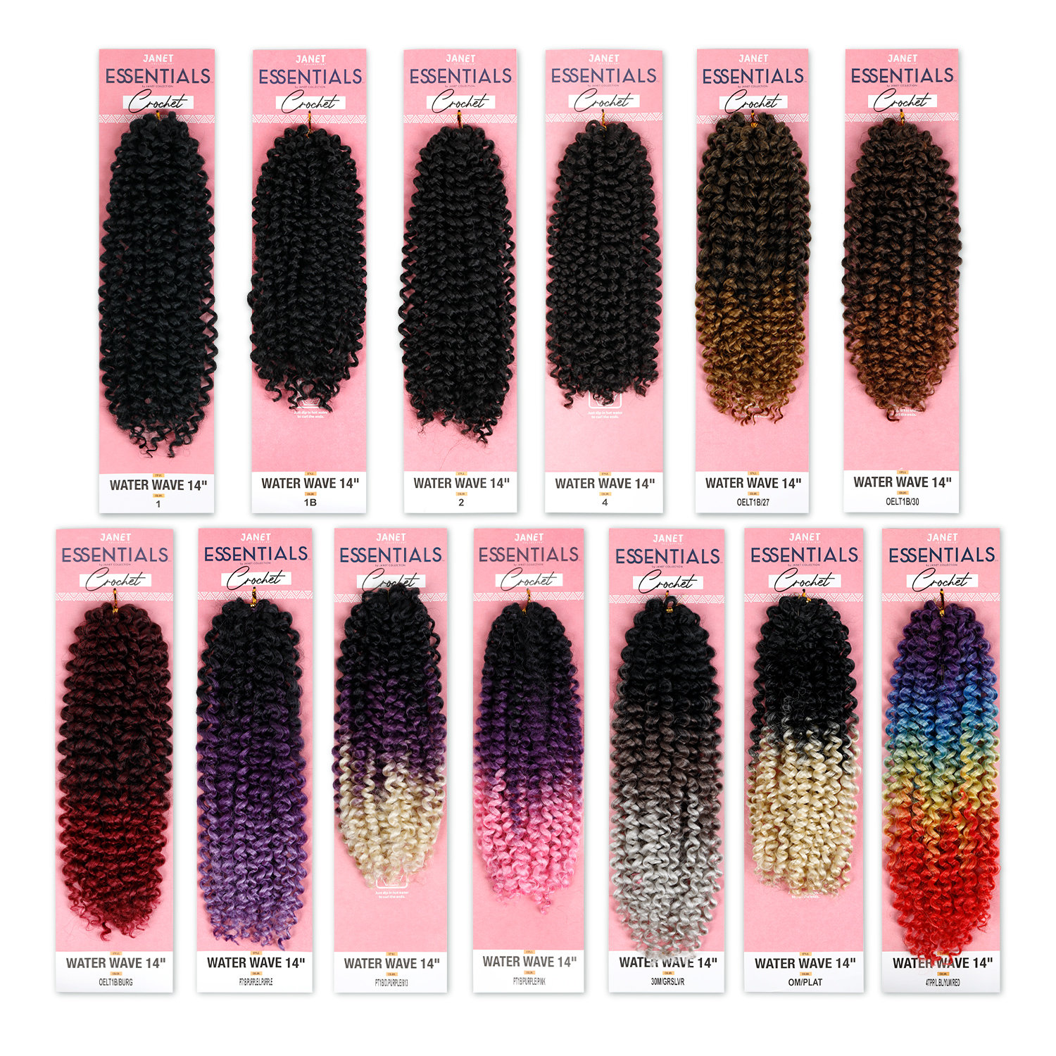 Janet Collection Crochet Braids Essentials Water Wave 14