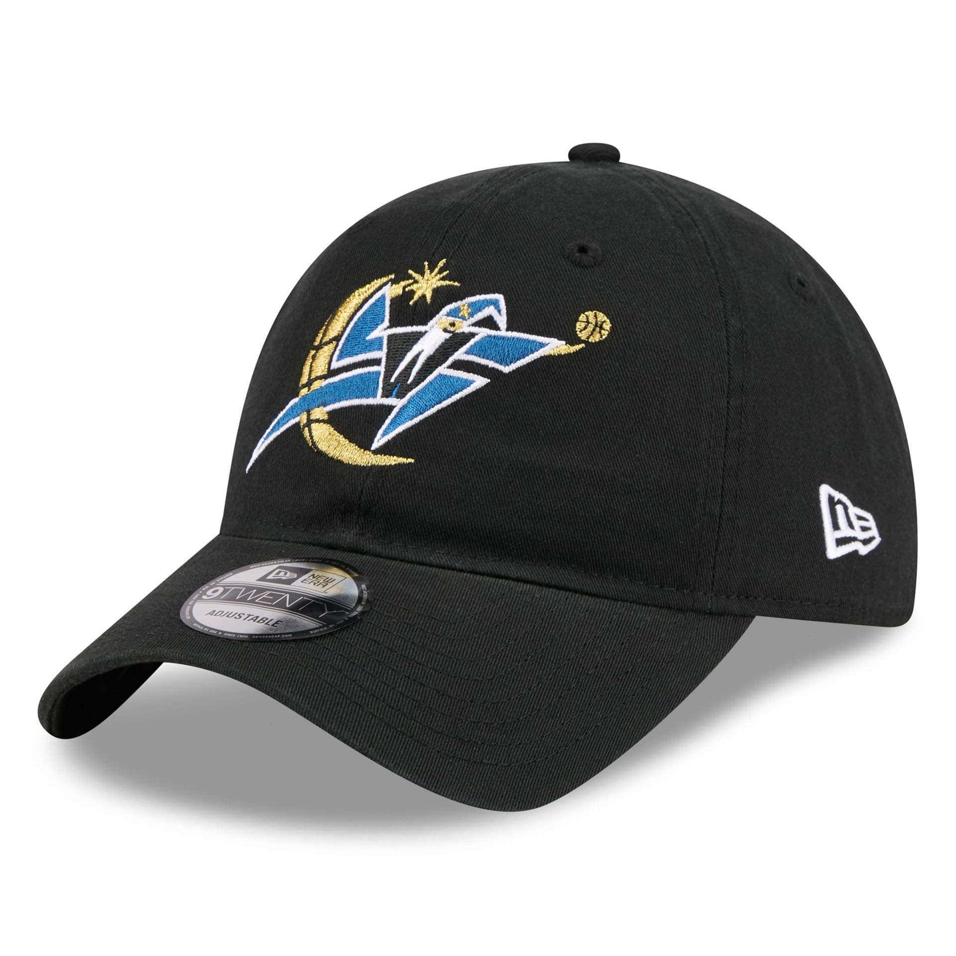 Washington Wizards Hardwood Classics 9TWENTY Adjustable Cap Black