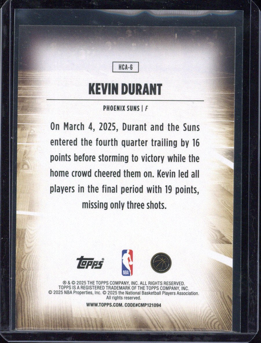 2025 Topps Basketball Kevin Durant Home Court #HCA-6