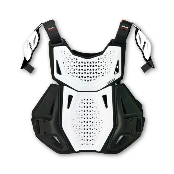 Pare pierre Atlas CHARGER YOUTH CE L1 + EPAULES - BlancRef : ATL0055