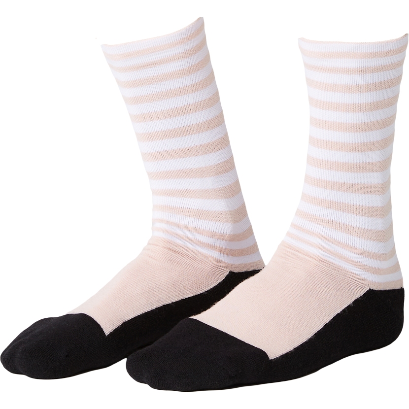 FINGERSCROSSED Merino Cycling Socks - Ringlet - Blush