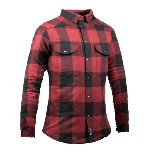 John Doe MOTOSHIRT WOMEN Motorcycle Overshirt - RedRef: JDE0078