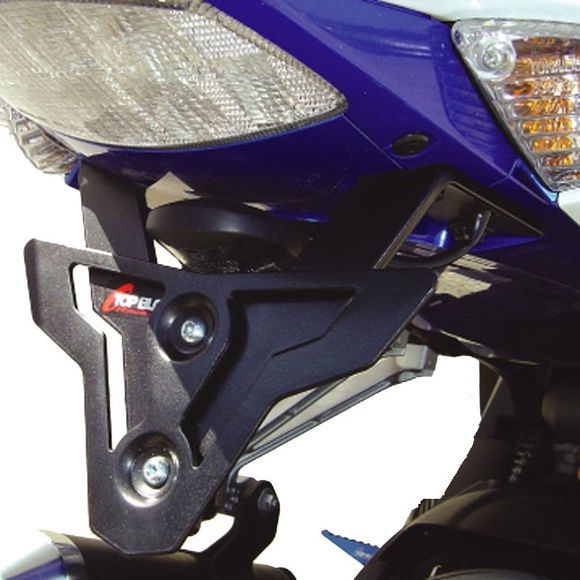 Top Block License Plate Holder SUZUKI GSXR 1000 07/08 - BlackSUZUKI 1000 GSX-R 1000 - 2007 - 2008Ref: tb0238 / spes22