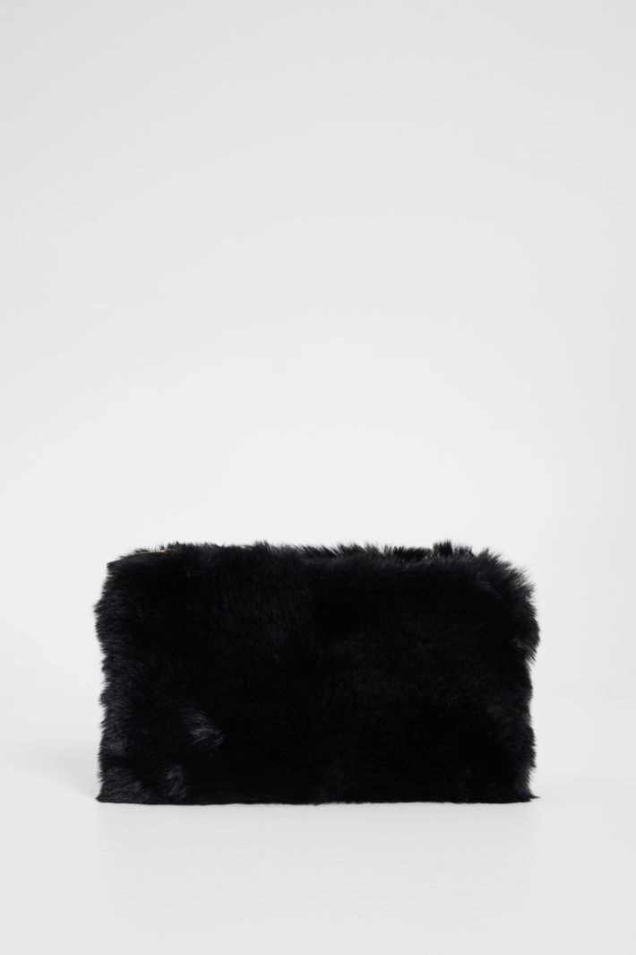 Plush bag - BLACK