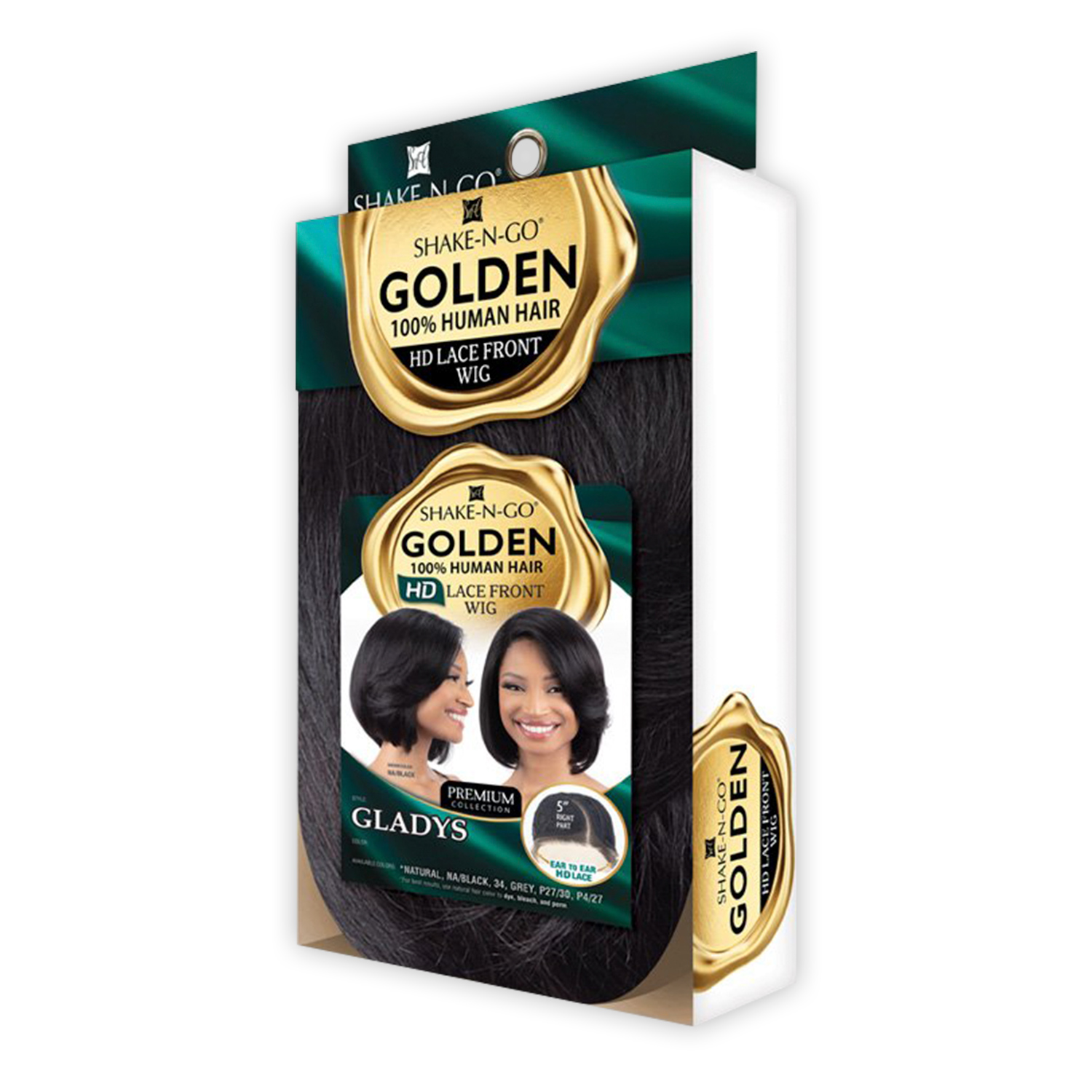 Shake-N-Go Human Hair HD Lace Front Wig Golden Gladys