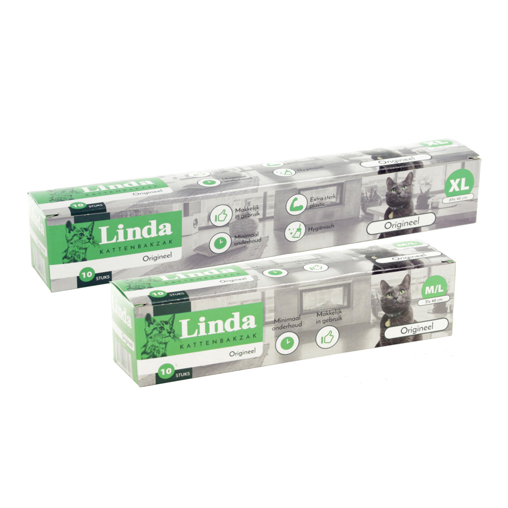 Tijssen Cat Litter Bags Linda - Size XL - 10 bags