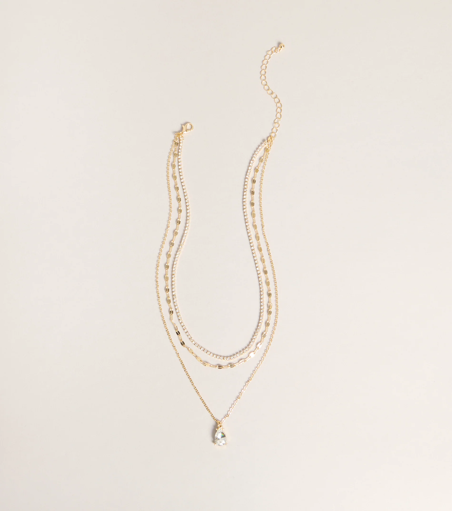 First Class Sparkle Rhinestone Necklace