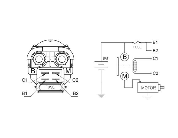 Démarreur Tecnium Relais de by DZERef : TE20295A / 1148659