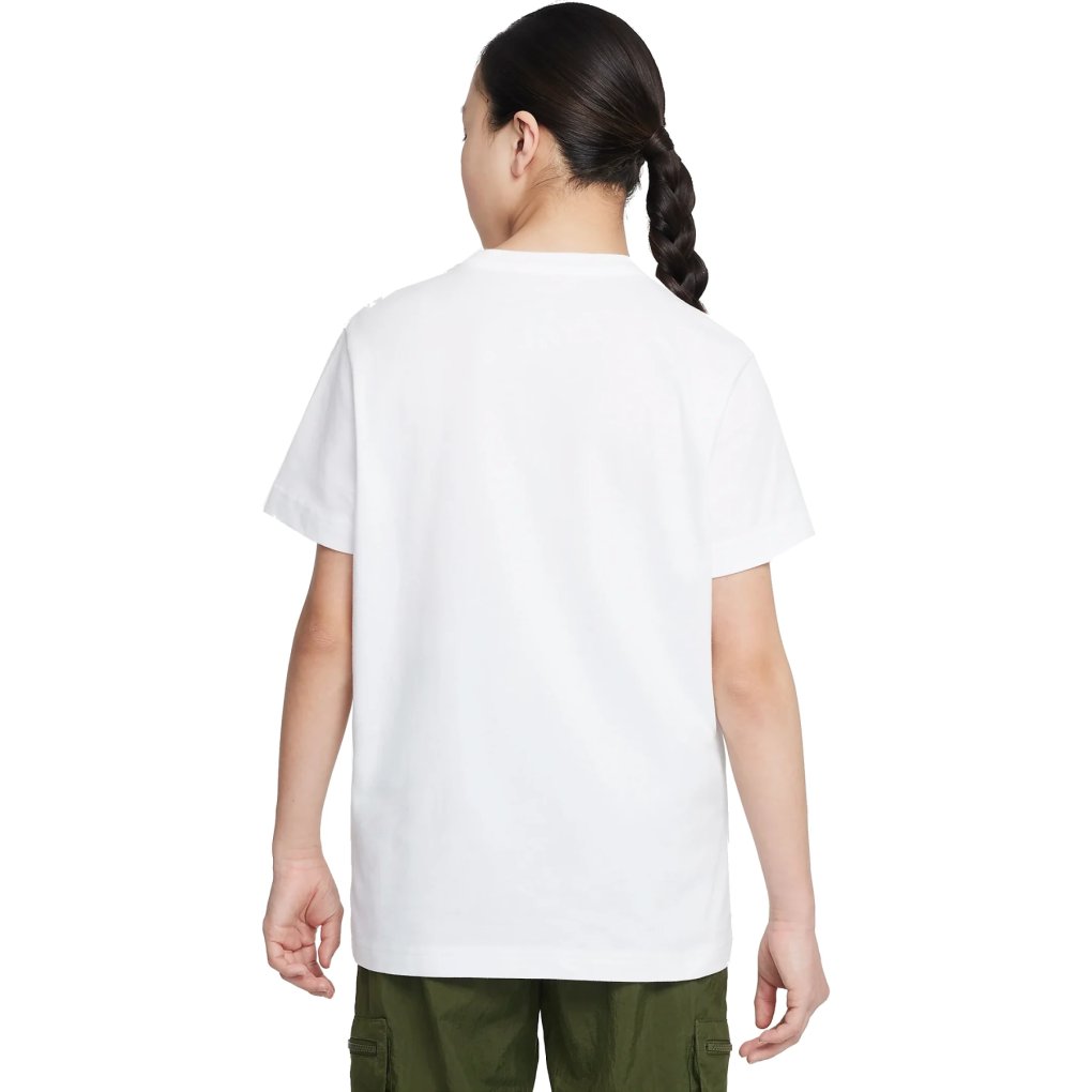 Nike Sportswear Futura T-Shirt Big Kids - white/black FD0928-100