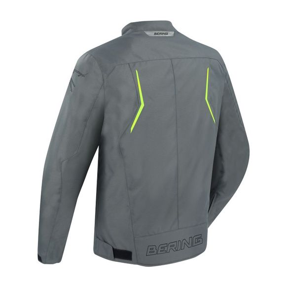 Blouson Moto Bering DUNDY - Gris / JauneRef : BR1532-C945