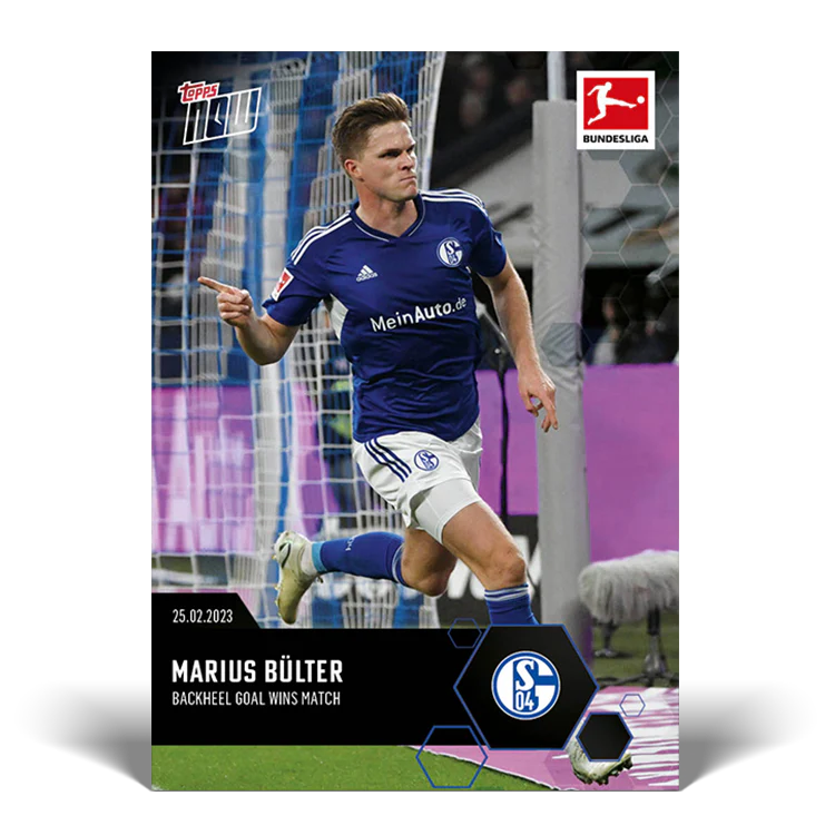 Topps UK - Backheel goal wins match - Bundesliga TOPPS NOW® Card #146