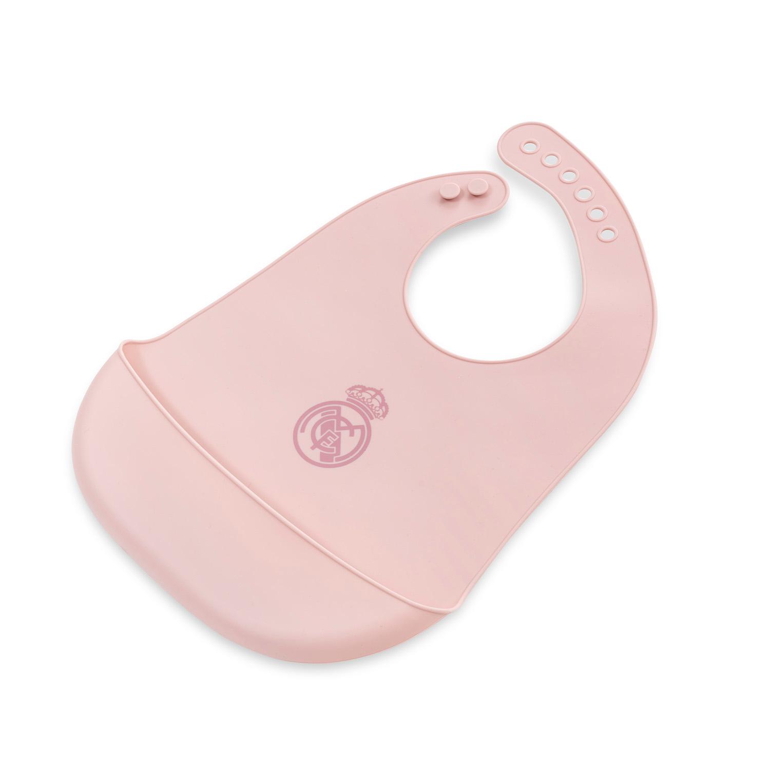 Silicone Bib Pink Real Madrid