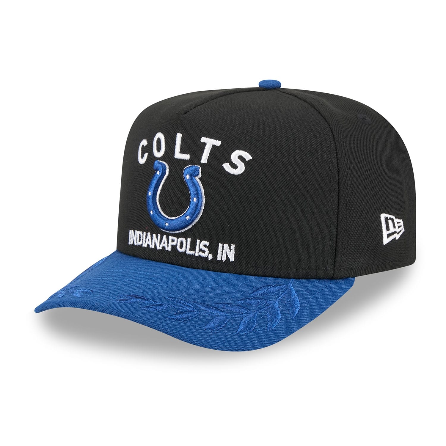 Indianapolis Colts 2025 NFL Draft New Era 9FIFTY A-Frame Snapback Cap Black