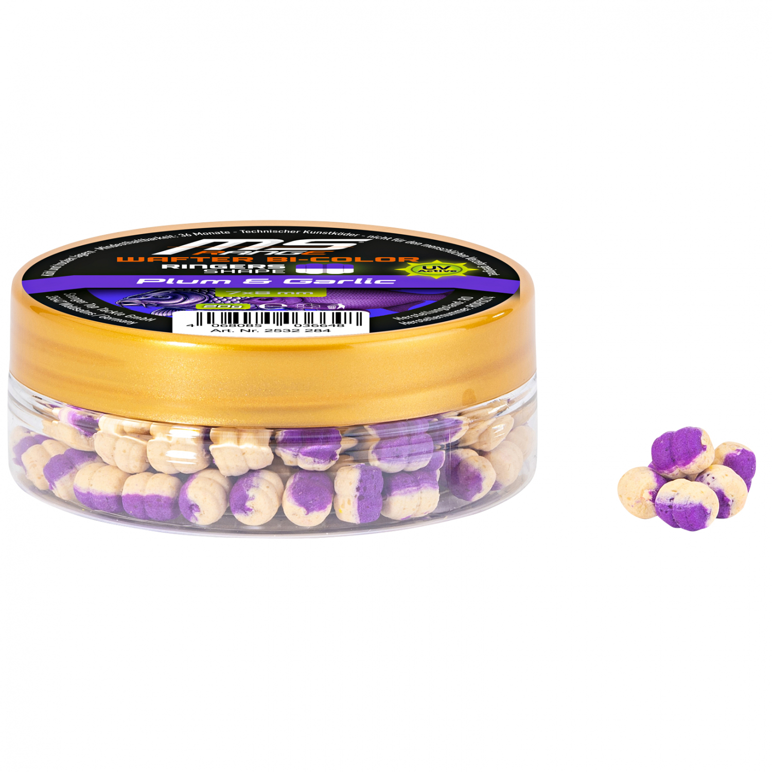 MS Range Rings Shape Wafter Bi-Color (Plum & Garlic)