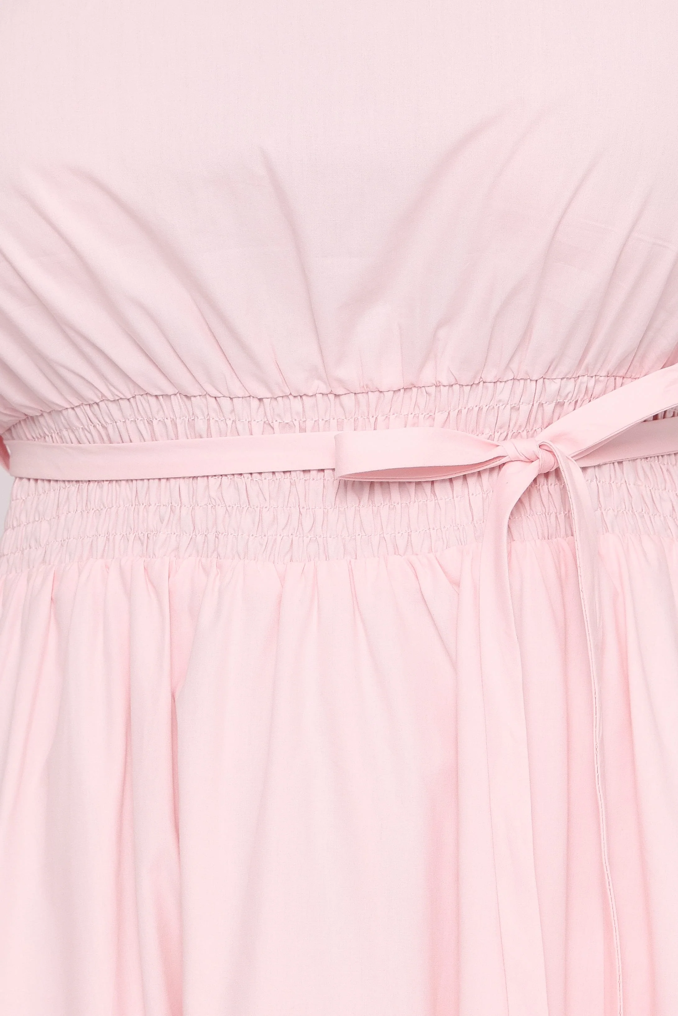 Nellie Midi Dress - Petal Pink