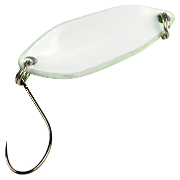 FTM Trout Spoon Spark (2,5 g, Green\/Black UV)