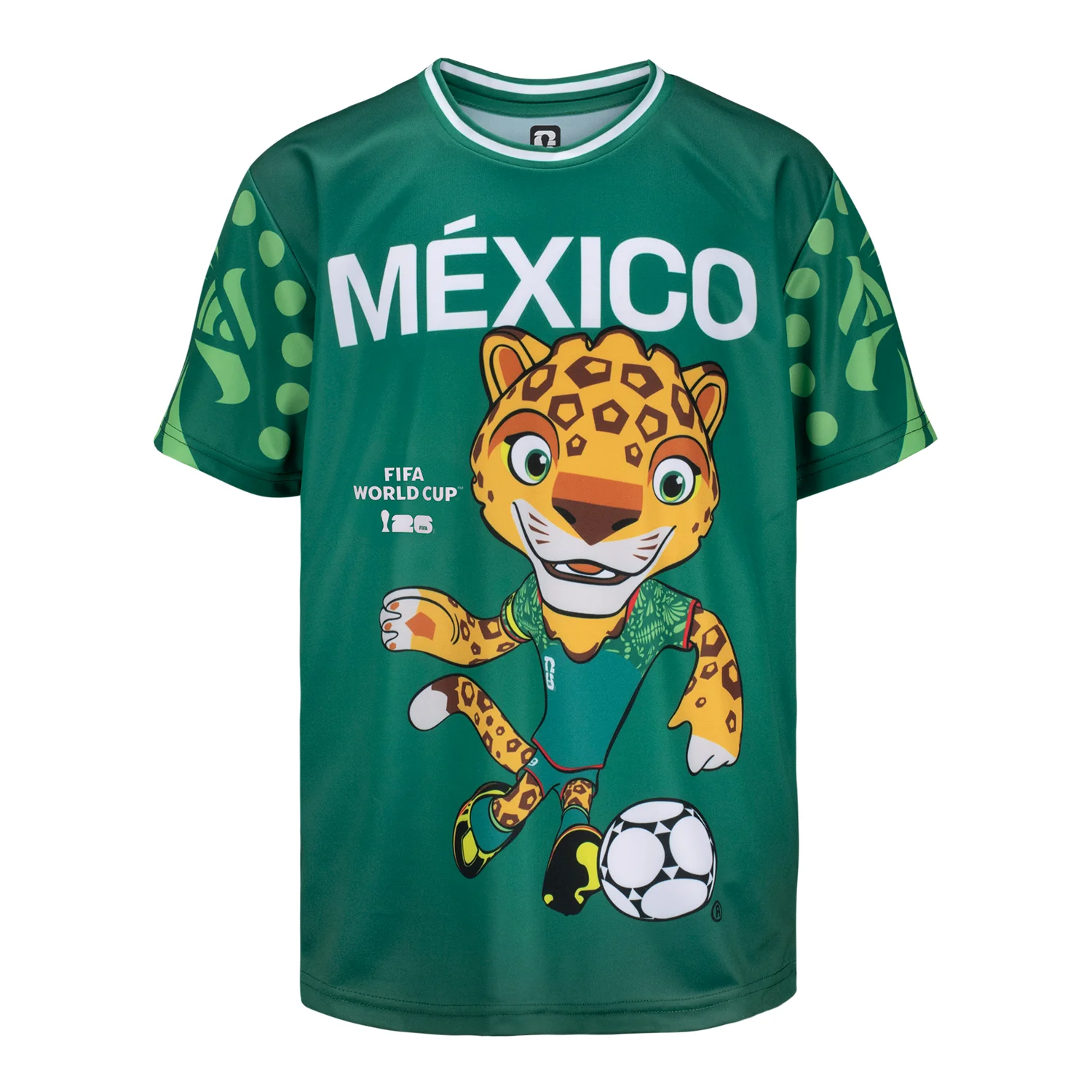 2026 Soccer Fan Collection Mexico Zayu Mascot T-Shirt - Youth