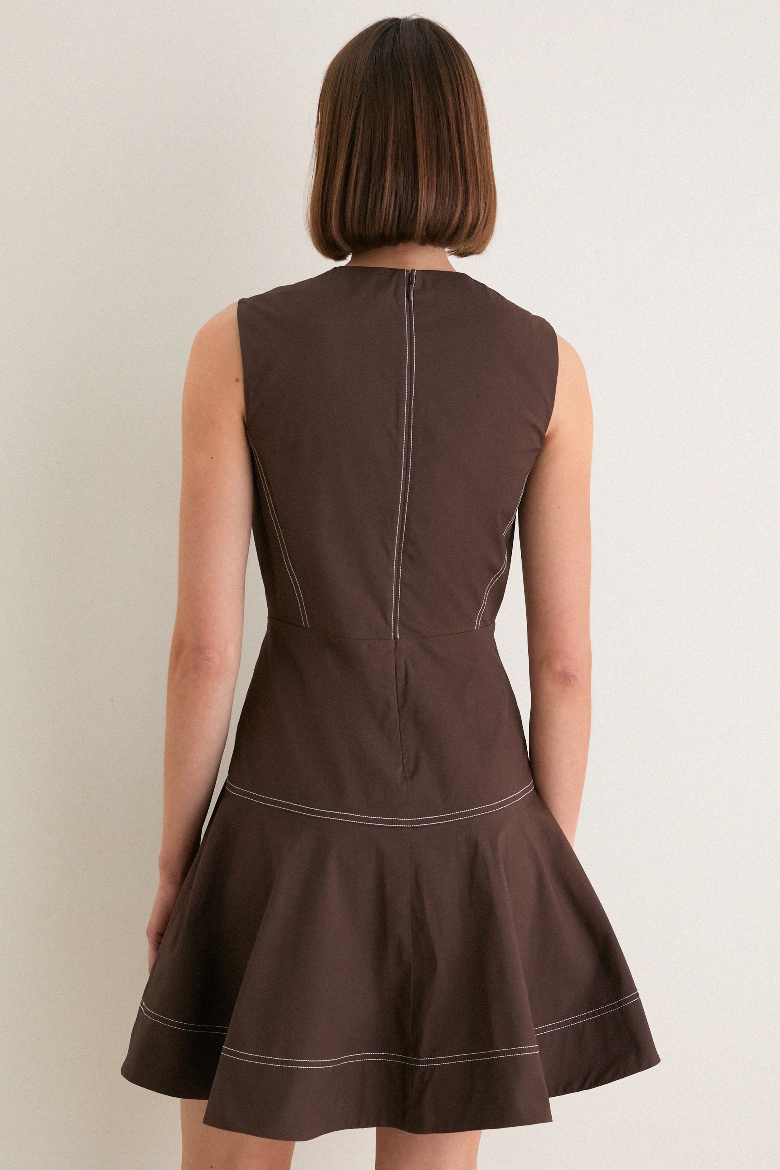 Dark Mocha Mini Karrigan Dress