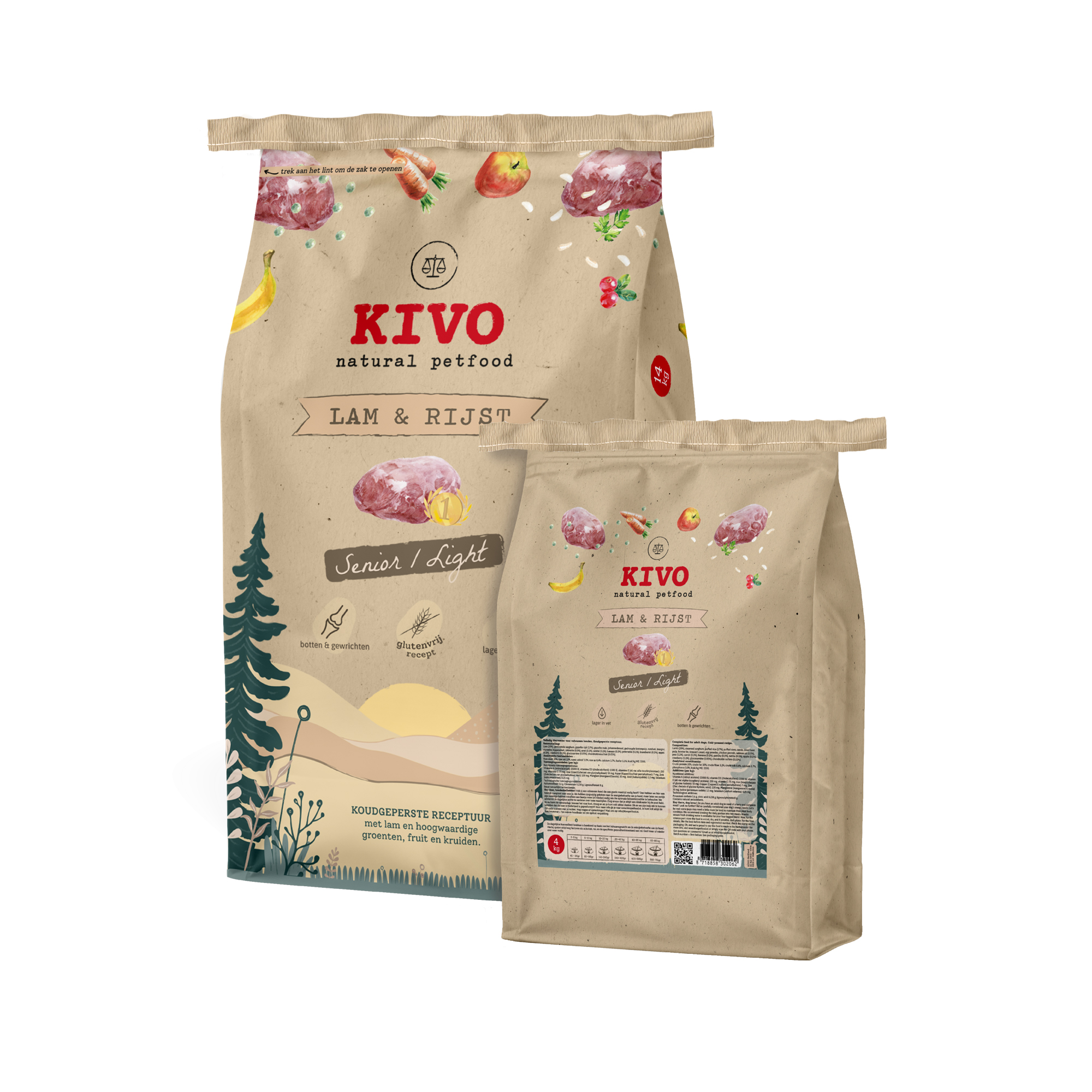 Kivo Lamb and Rice Wheat Gluten-Free - 14 kg