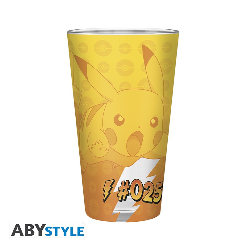 POKEMON Large Glass Premium Pikachu foil