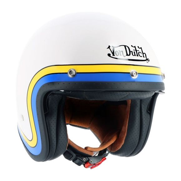 Helstons VON DUTCH BIG EYE Open-Face Helmet - Blue / YellowRef: VDH0275