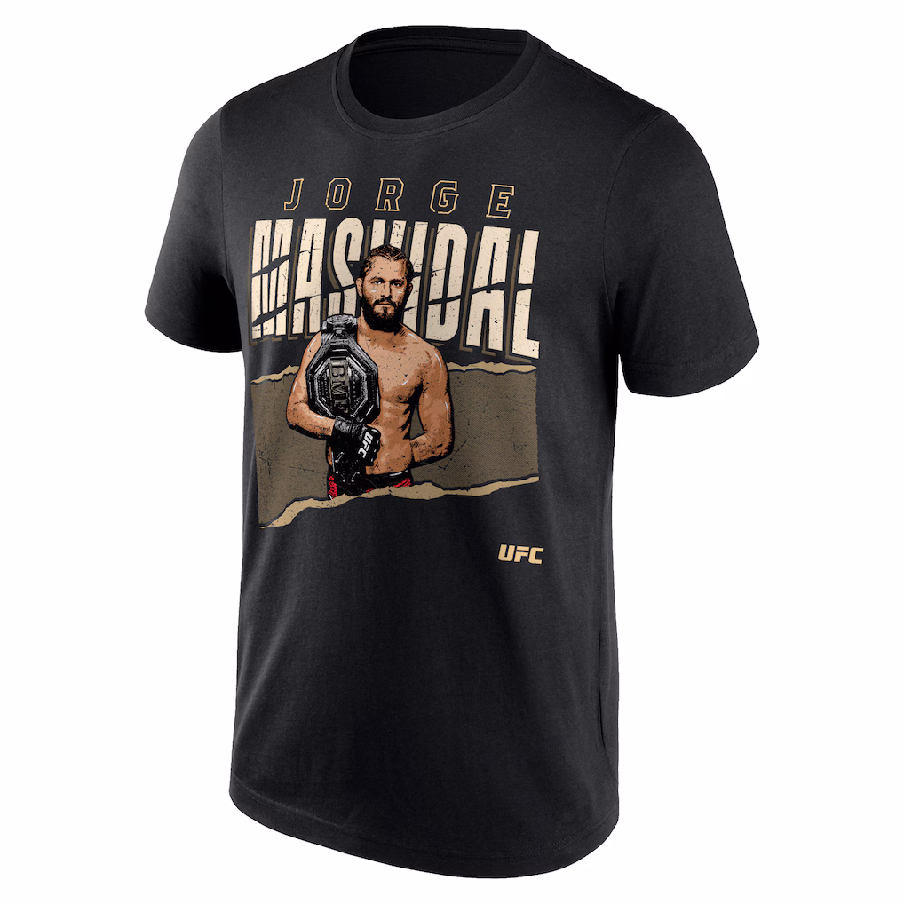 UFC Jorge Masvidal BMF Belt T-Shirt - Black - Mens