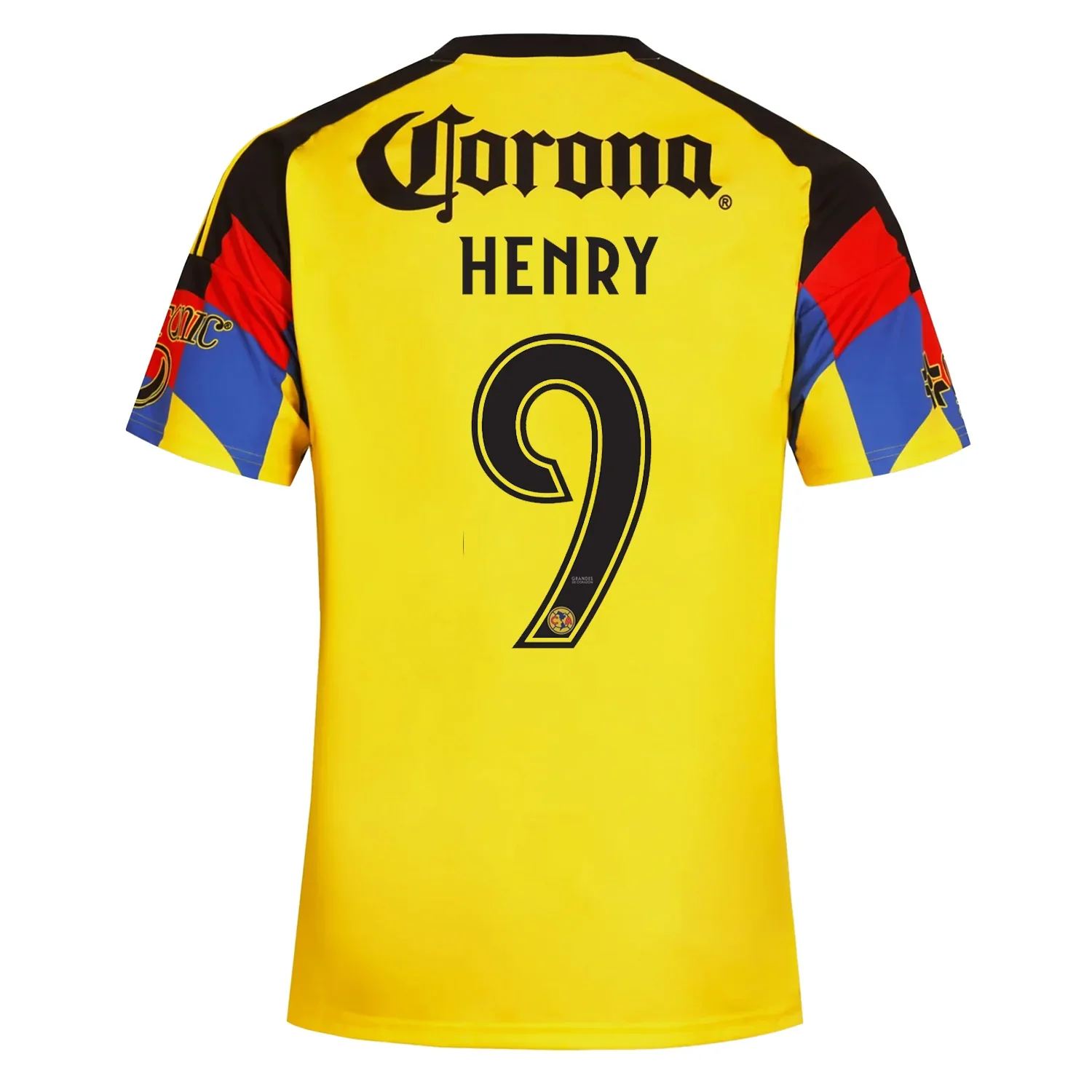 Men's Henry Martin Club America Home Jersey 25/26 (Yellow)