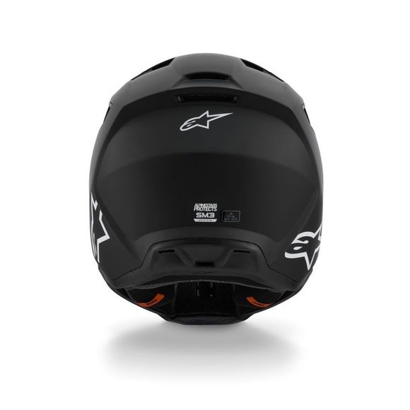 Casque cross Alpinestars S-M3 SOLID 2025 - NoirRef : AP3956