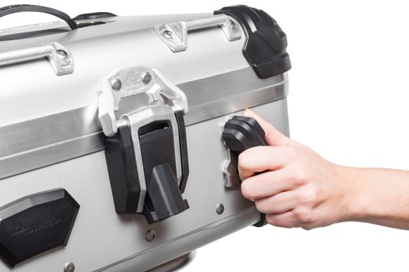 Touratech ZEGA Evo 25L top case - Rapid Trap - Gray anodized UniversalRef: Trt01507A / 01-050-6066-0