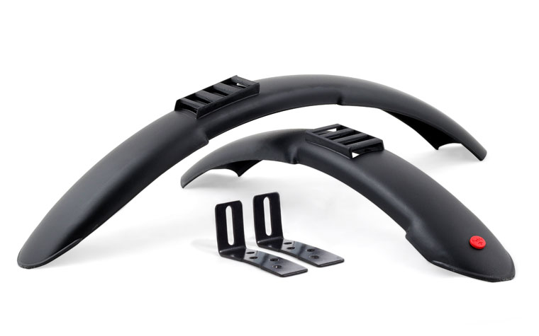 Hebie Taipan 16 756 MTB/Childrens Bike Mudguard Set 16 Inches - black