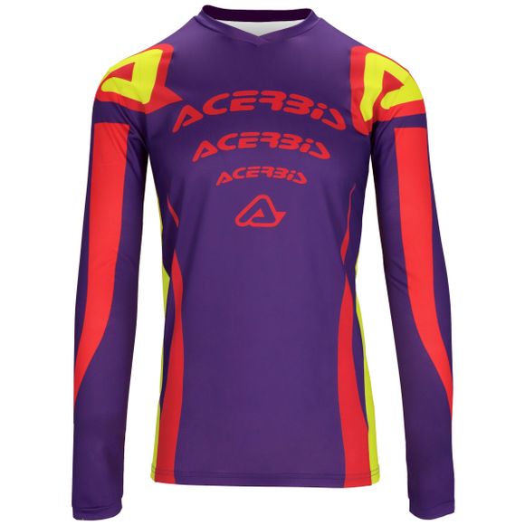 Acerbis MX J-TRACK NASCAR 2024 cross jersey - Purple / RedRef: AE5390