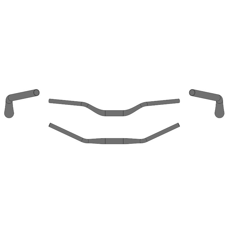 Ergotec Riser Bar 50 Comfort 31.8 MTB Handlebar - SL 5