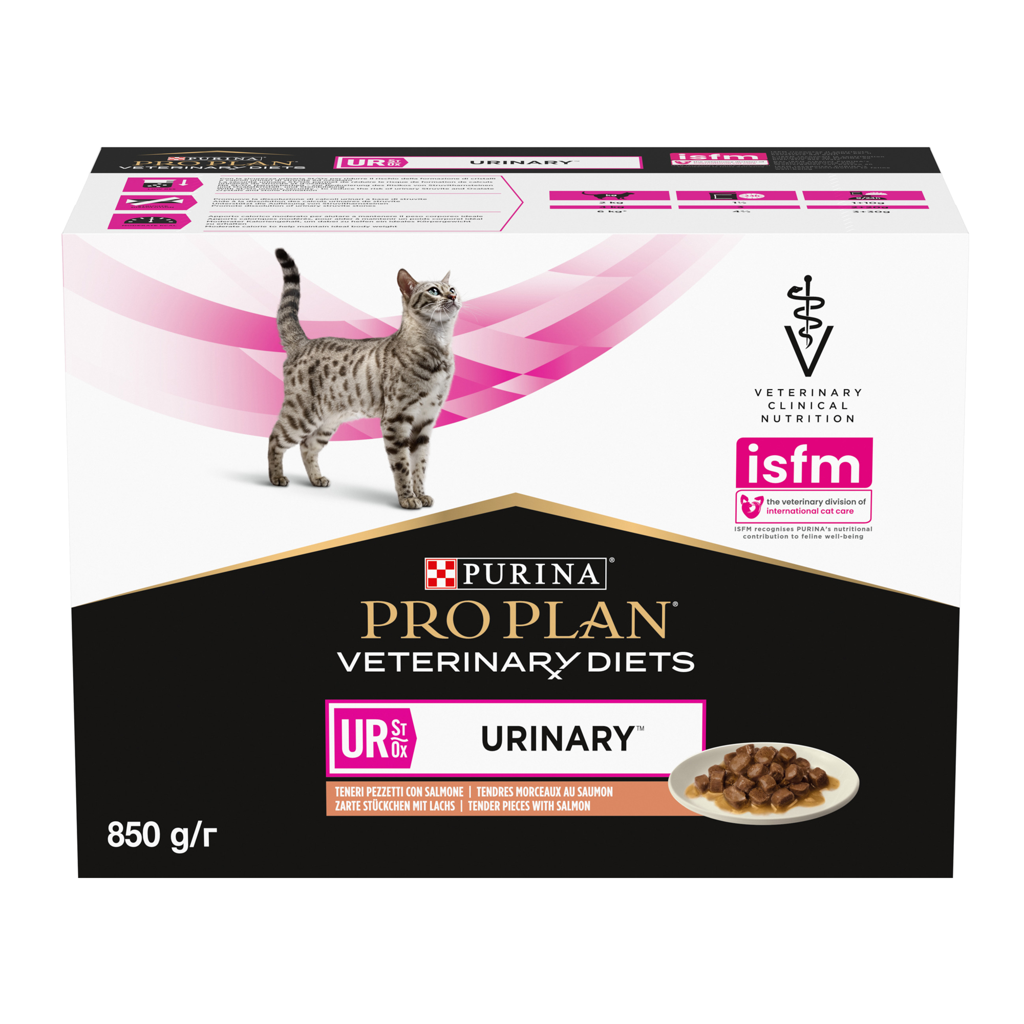 Purina Pro Plan VD UR Urinary Cat Pouch Salmon - 20 x 85g