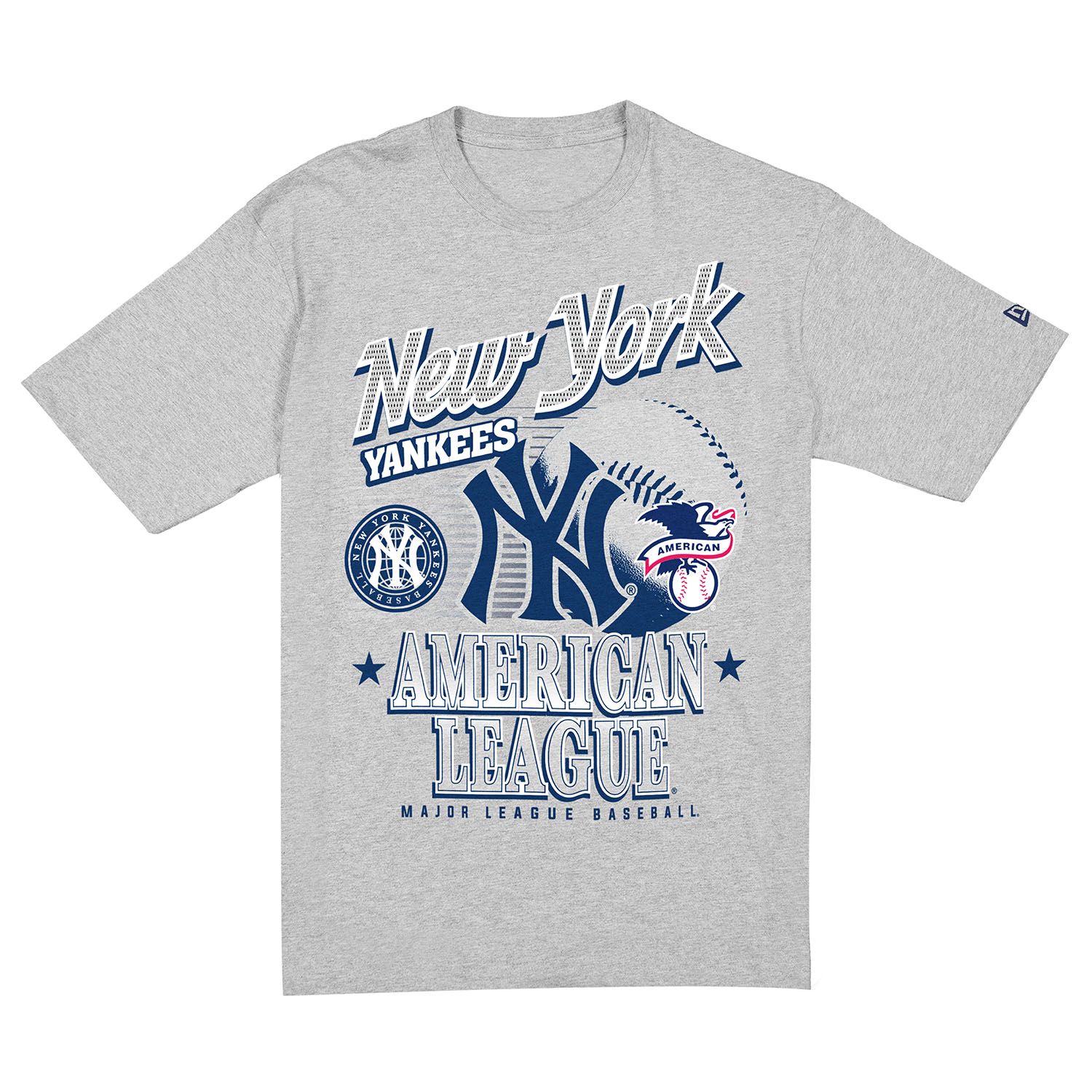 New York Yankees Sport Classics Oversized MLB T-Shirt Gray