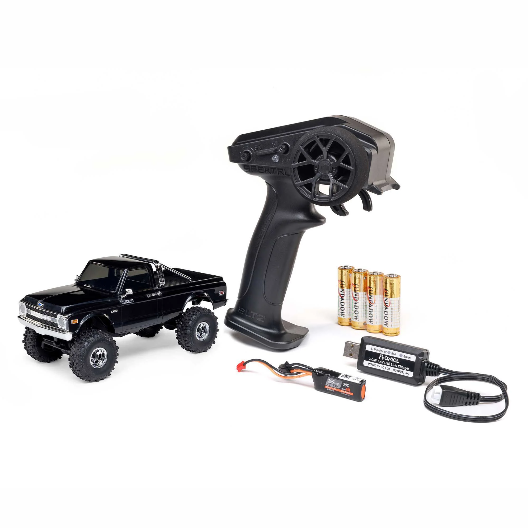 1/30 SCX30 Chevrolet K10 4X4 RTR Brushed Rock Crawler Axial AXI-2260T