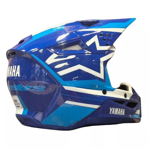 Casque cross Alpinestars YAMAHA S-M3 2026 - Bleu / BlancRef : AP3923