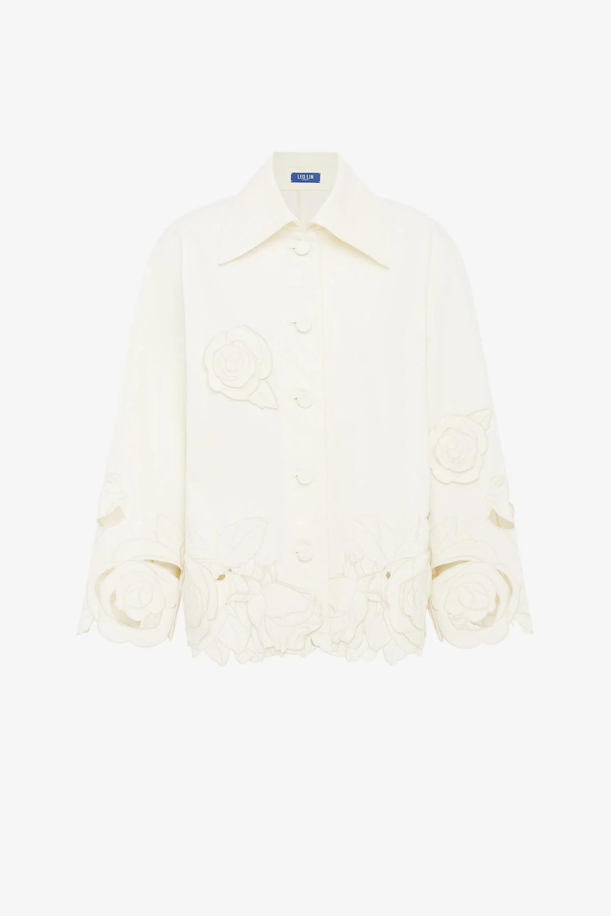 Jayna Appliqué Jacket - Snow
