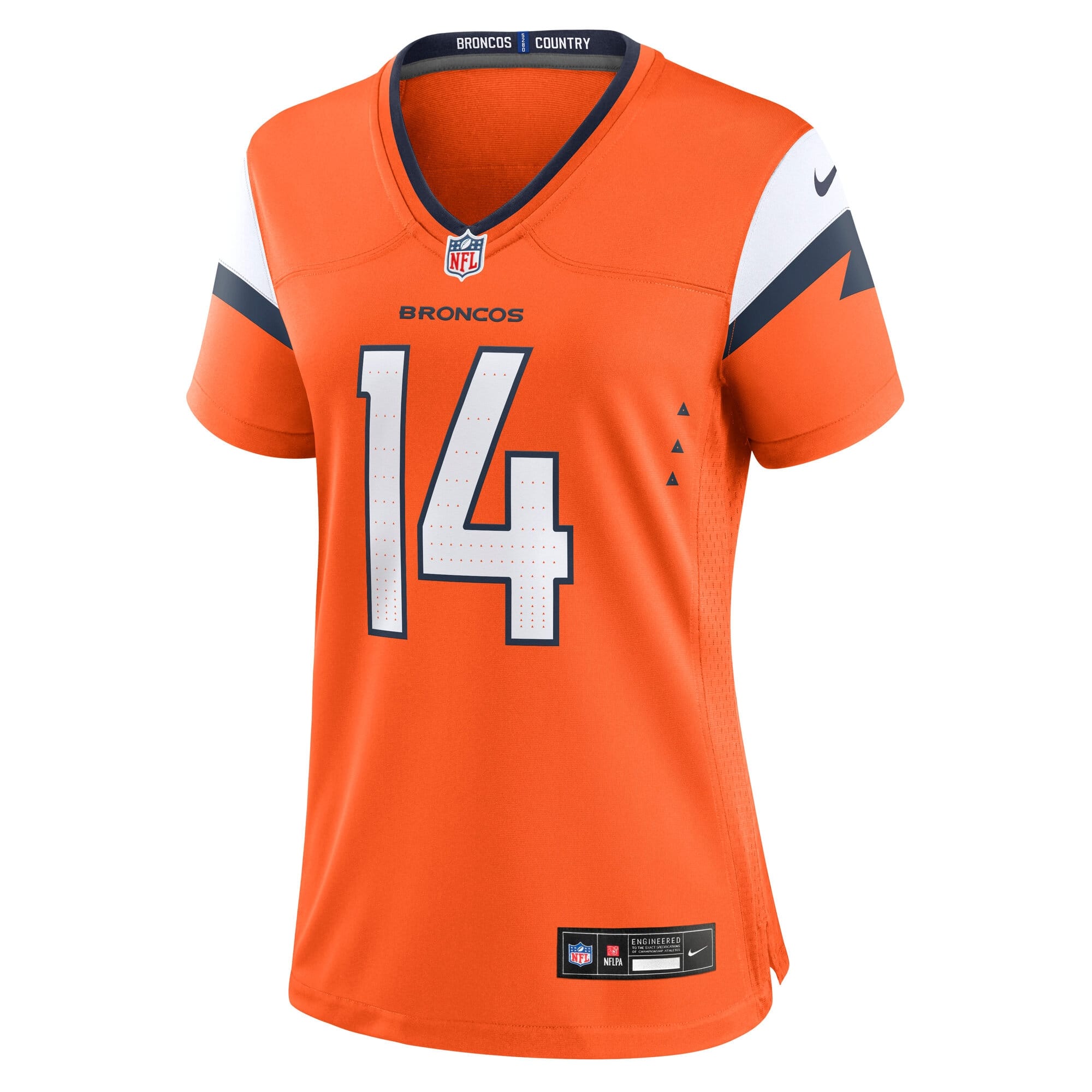 Courtland Sutton #14 Denver Broncos Nike Game NFL Jersey Orange (WOMEN'S)