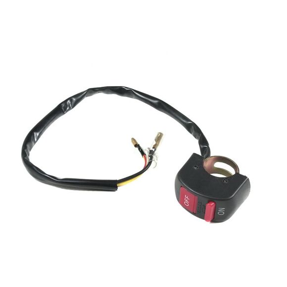 Chaft universal on/off electric switch - blackRef: cf0187 / in1973